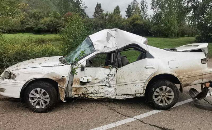 В Бурятии 19-летний водитель без прав врезался в дерево 