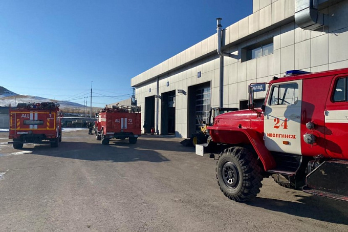 В Бурятии произошел пожар на СТО