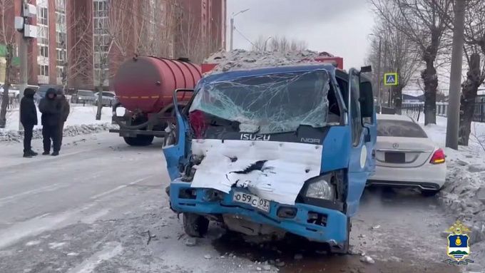 Массовое ДТП с пострадавшим произошло в Улан-Удэ