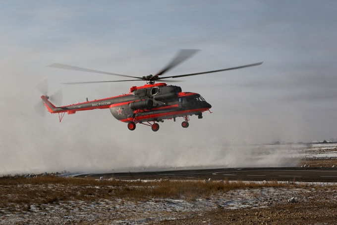 Общий налет «арктических» вертолетов Ми-8АМТШ-ВА превысил 2500 часов