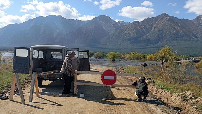 На трассе в районе Бурятии временно ограничили движение