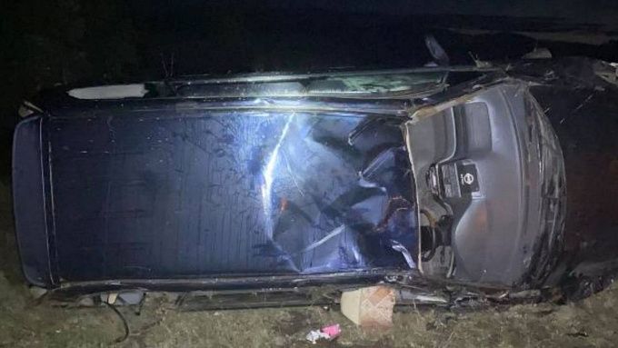 В Бурятии водитель погиб в перевернувшемся автомобиле