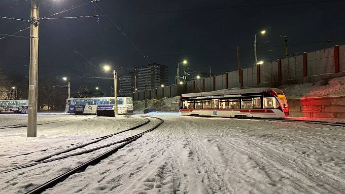 Дополнительные трамваи вышли на линию в Улан-Удэ