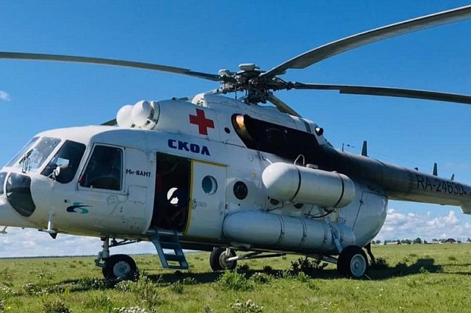 Ребенка с травмой головы вертолетом доставили в Улан-Удэ