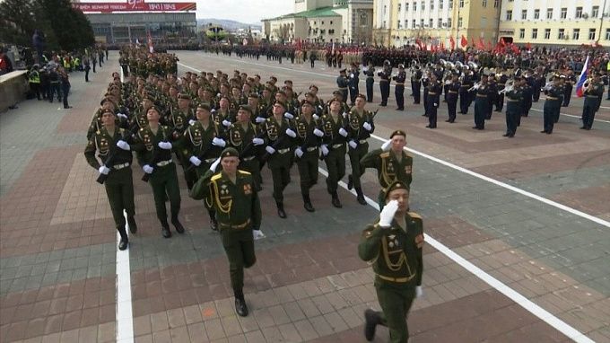 В Улан-Удэ пройдут первые тренировки парада Победы