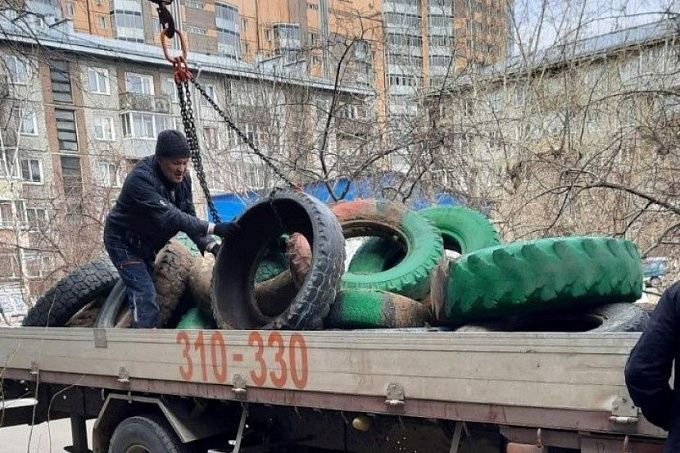 Улан-удэнцы смогут сдать автомобильные шины на переработку