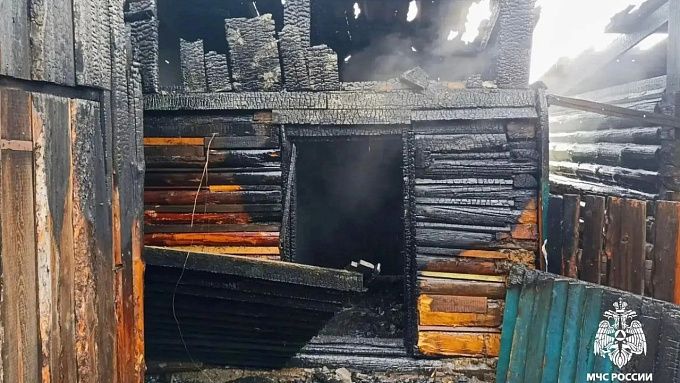 Короткое замыкание стало причиной пожара в районе Бурятии