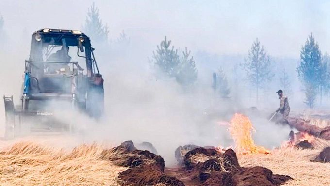 Сложный лесной пожар локализовали в Бурятии