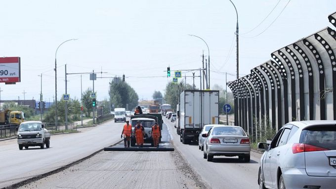 В Улан-Удэ частично ограничили движение на мосту 