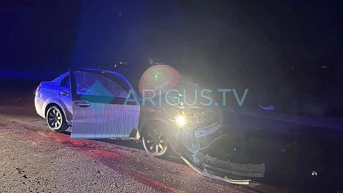 Лошадь выскочила на трассу перед легковушкой в районе Бурятии