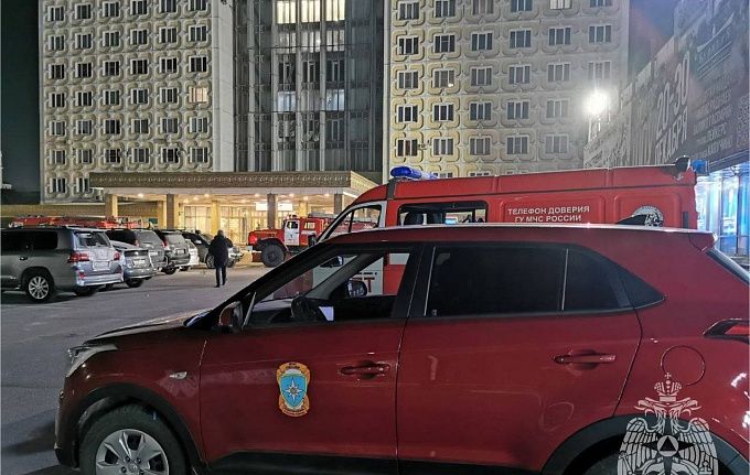 Из гостиницы «Бурятия» эвакуировали 30 человек