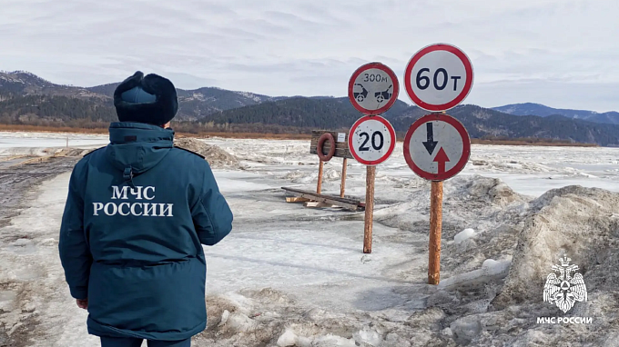 Очередная ледовая переправа прекратила работу в Бурятии