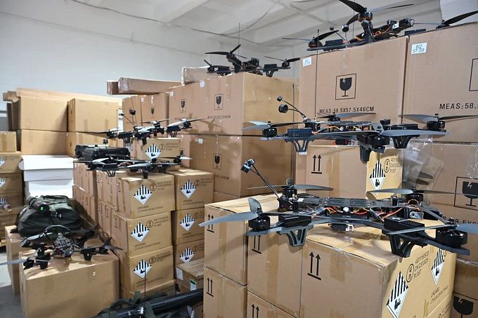 Более 2 тысяч FPV-дронов «Бургэд» отправят в зону спецоперации