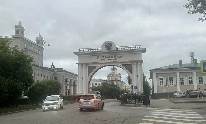 В центре Улан-Удэ ограничили движение