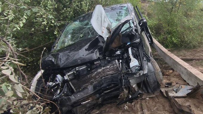 Водитель снес электроопору в Улан-Удэ