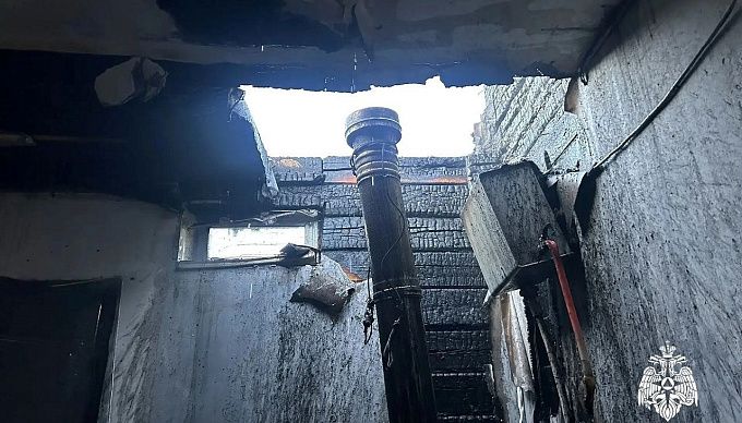 Женщина пострадала на пожаре в Улан-Удэ