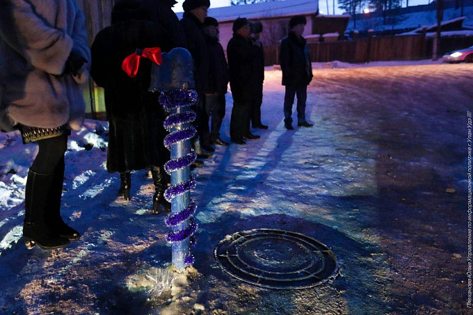 Мэрия Улан-Удэ торжественно открыла водовод (ФОТО)