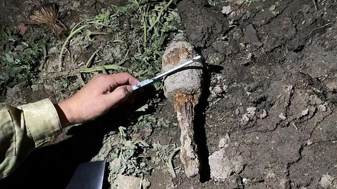 Мину обнаружили во дворе жилых домов в Бурятии