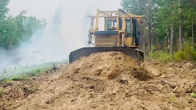 Восемь пожаров вспыхнули из-за сухих гроз в лесах Бурятии