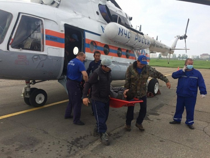 В Бурятии туриста с травмой спины эвакуировали вертолетом