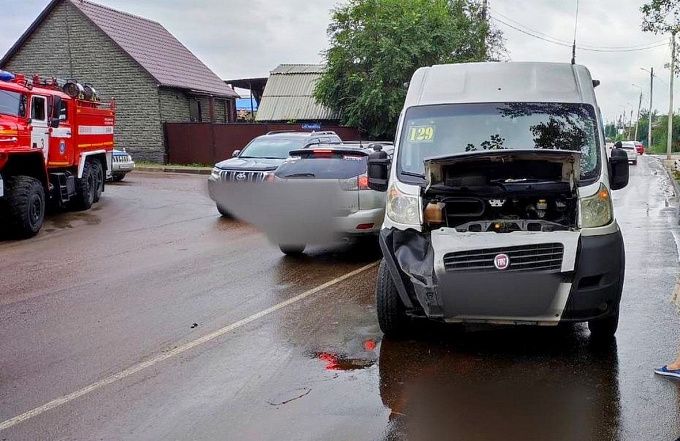 В Улан-Удэ в аварии с маршруткой пострадал пассажир. ПОДРОБНОСТИ ДТП