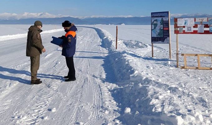 В Бурятии открыли ледовые переправы в Чивыркуйском заливе
