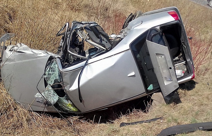 Пассажирка погибла в перевернувшейся машине на трассе в Бурятии