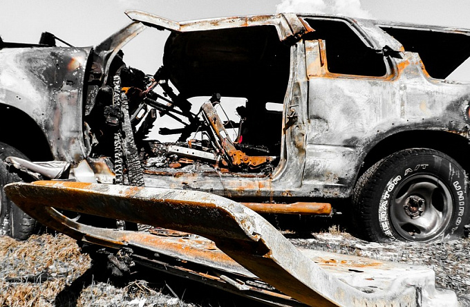 Восемь автомобилей горели с начала недели в Бурятии