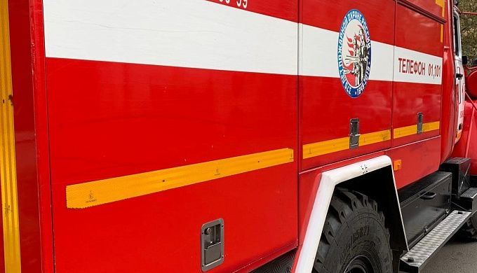 В районе Бурятии горел дом