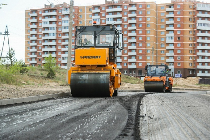 В Улан-Удэ завершается ремонт дороги в 102 микрорайон