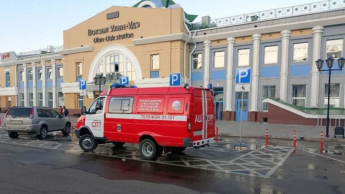 Пожар на железнодорожном вокзале произошел в Улан-Удэ