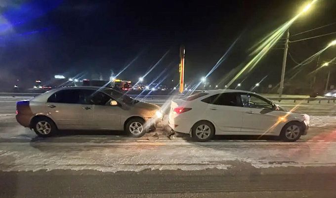 Автоледи устроила ДТП в Улан-Удэ