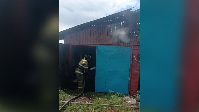 Женщина пострадала на пожаре в районе Бурятии