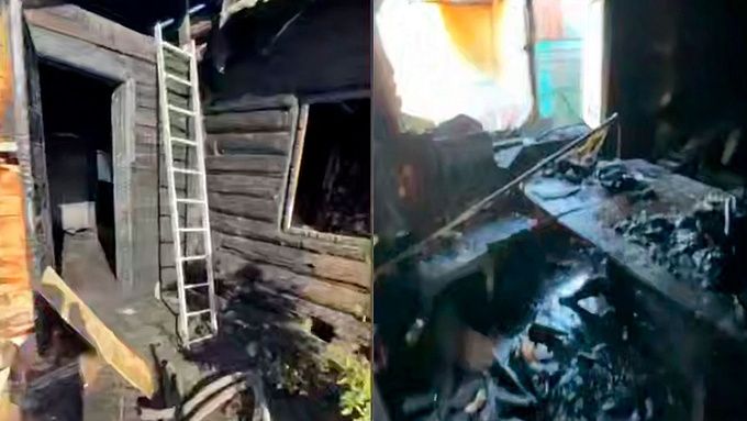 «Сердце разрывается»: огонь уничтожил дом многодетной семьи в районе Бурятии