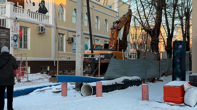 Ремонт на Арбате в Улан-Удэ пообещали завершить до конца января