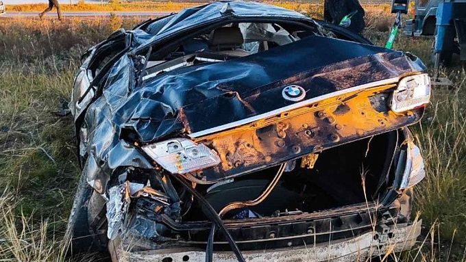 В Бурятии насмерть разбился водитель BMW