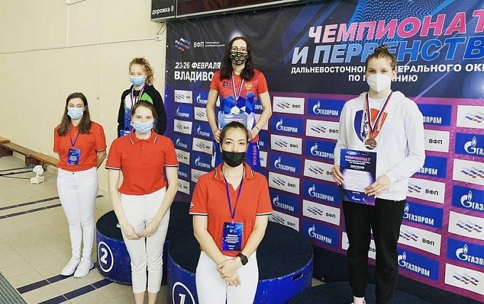 Пловцы Бурятии завоевали пять медалей на чемпионате ДФО