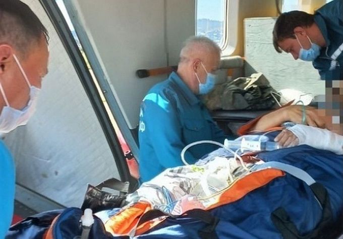 Тяжело пострадавших в лобовом ДТП эвакуировали из района в Улан-Удэ