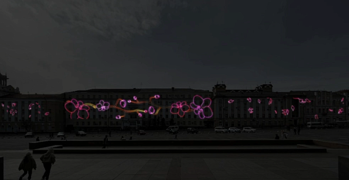 В честь 8 Марта на главной площади Улан-Удэ покажут новое лазерное шоу