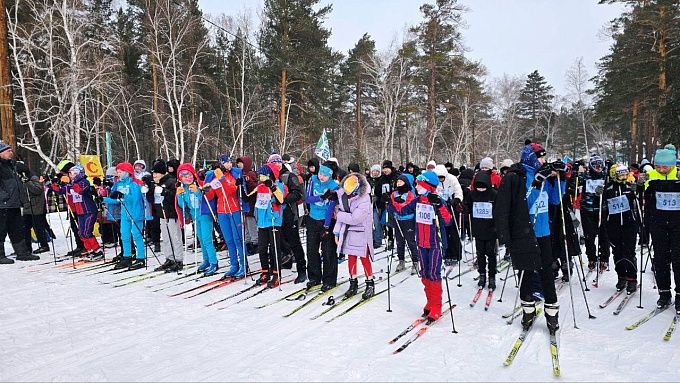 В Улан-Удэ около тысячи человек вышли на «Лыжню России»
