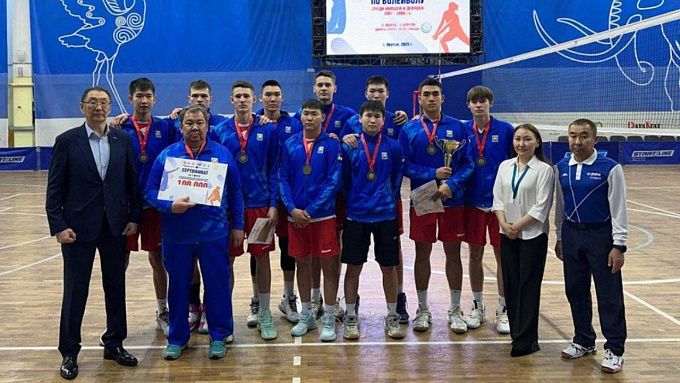 Сборная Бурятии стала чемпионом ДФО по волейболу