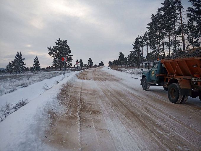 О ситуации на дорогах в районах Бурятии